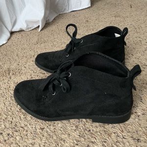 Suede booties